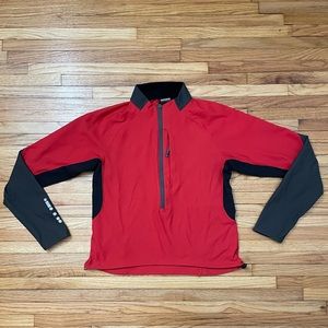 REI Women’s Half- Zip Pullover - Red with Black & Gray Accents